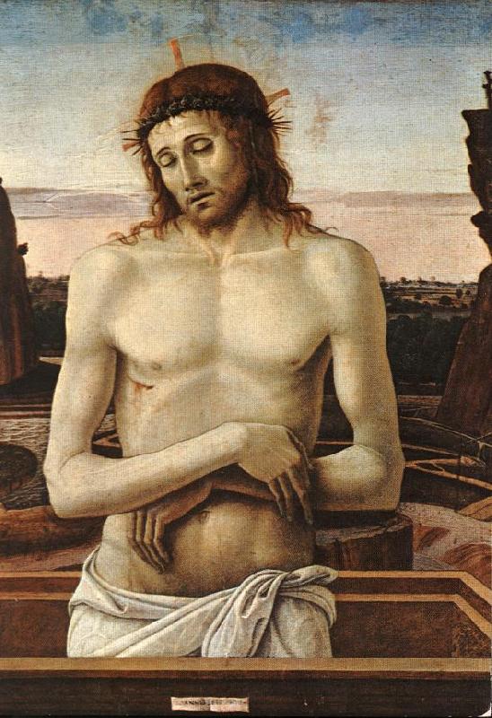 BELLINI, Giovanni Dead Christ in the Sepulchre (Pieta) Sweden oil painting art